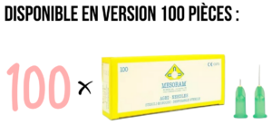 MESORAM aiguilles 33 G canules 33 G 100pcs