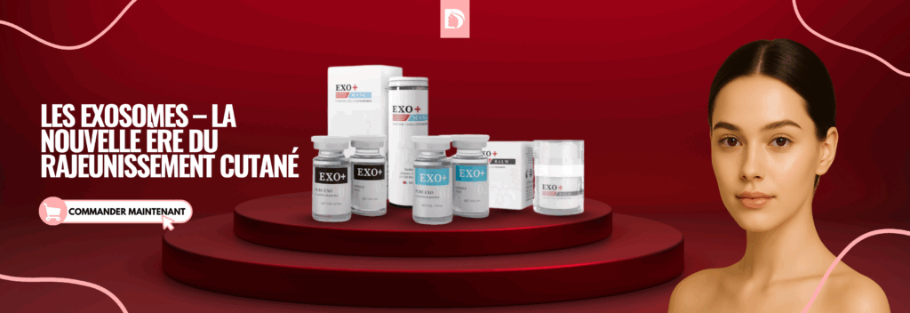 Dermal filler banner exosomes